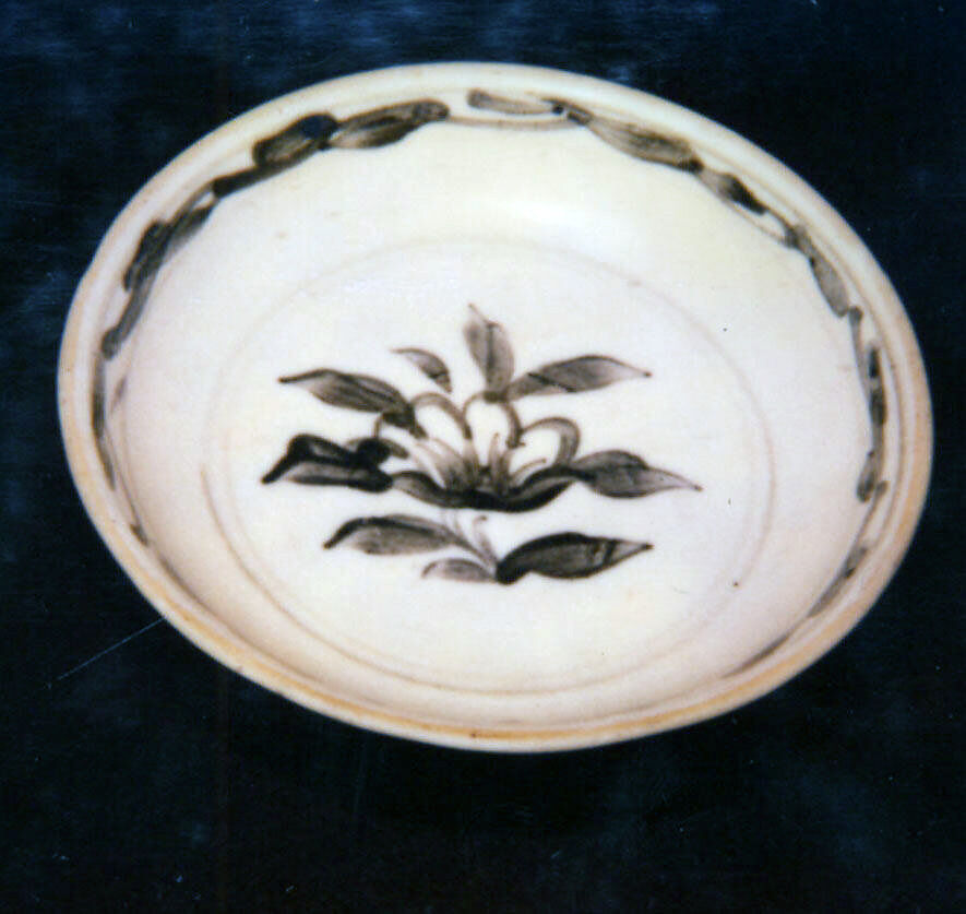 Small Dish, Stoneware with cobalt underglaze, Vietnam 