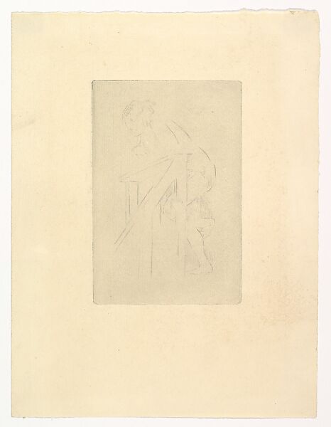 Woman on a Staircase, Walter Richard Sickert (British, Munich 1860–1942 Bathampton, Somerset), Drypoint; only state 