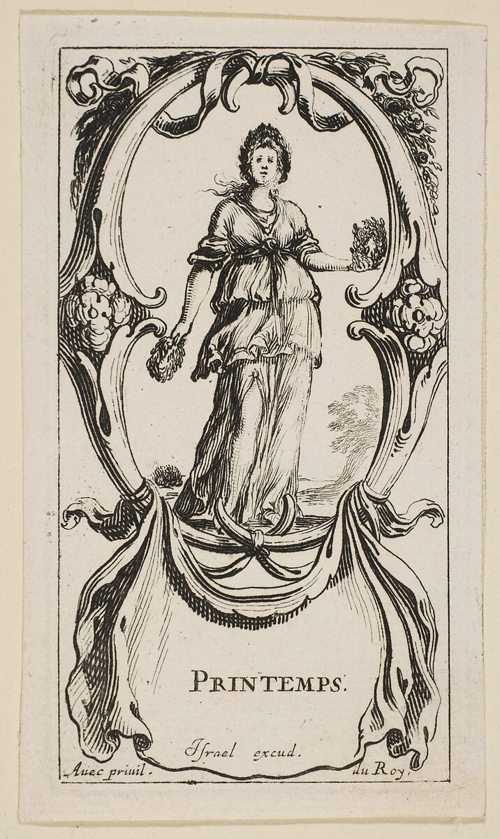 Spring (Printemps), from 'The Four Seasons', Etched by Stefano della Bella (Italian, Florence 1610–1664 Florence), Etching 