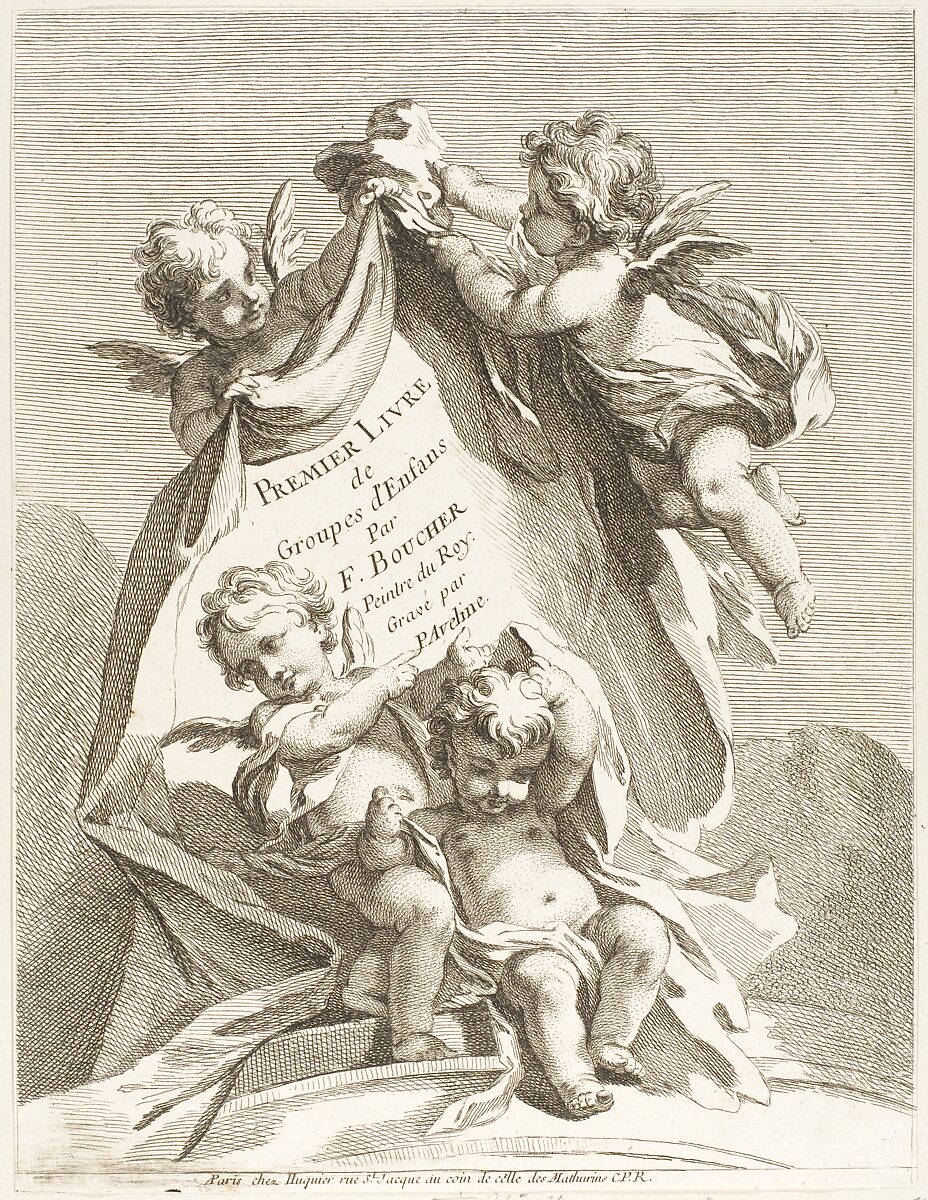 Frontispiece, Pierre Alexandre Aveline (French, Paris 1702–1760 Paris), Etching and engraving 