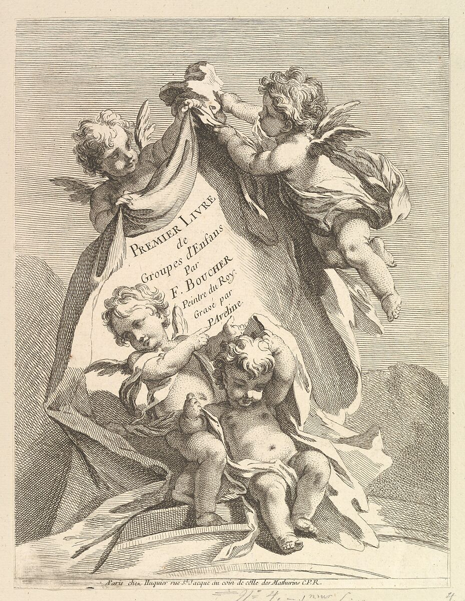 Frontispiece, Pierre Alexandre Aveline (French, Paris 1702–1760 Paris), Etching and engraving