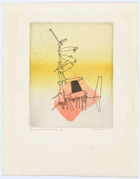 Untitled image for Le Grande Passage, Yves Tanguy (American (born France), Paris 1900–1955 Woodbury, Connecticut), Color etching 