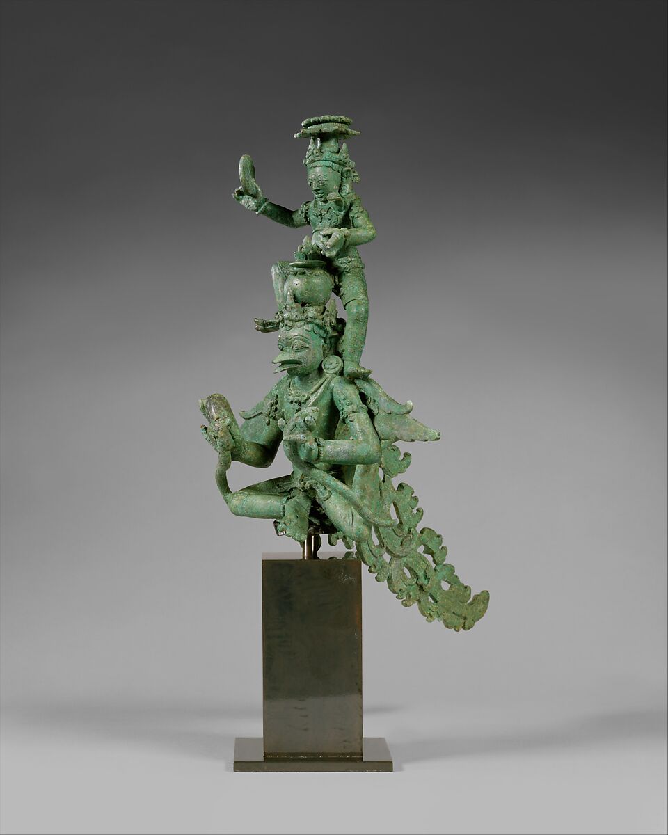 Krishna on Garuda, Bronze, Indonesia (Java) 