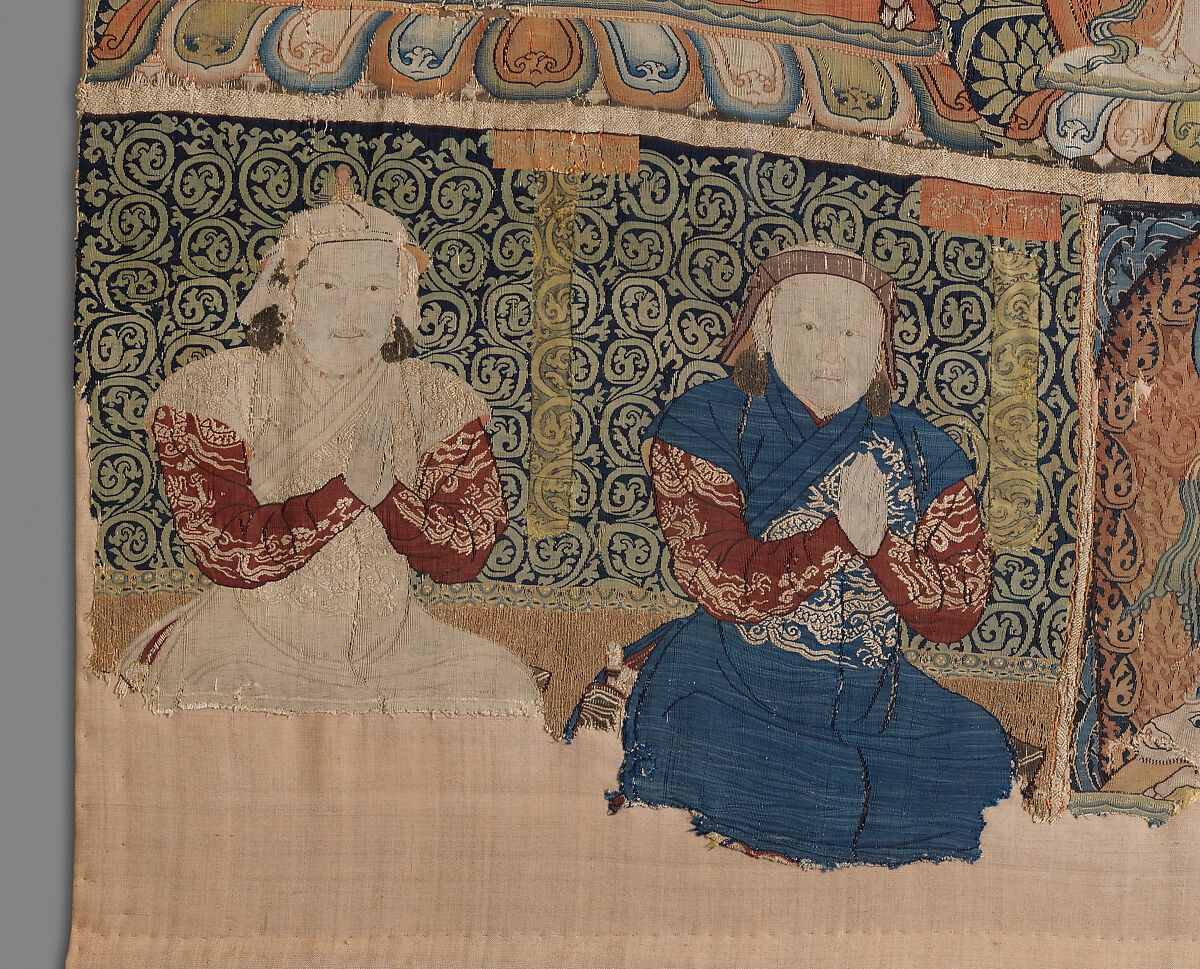 Vajrabhairava mandala, Silk tapestry (kesi), China