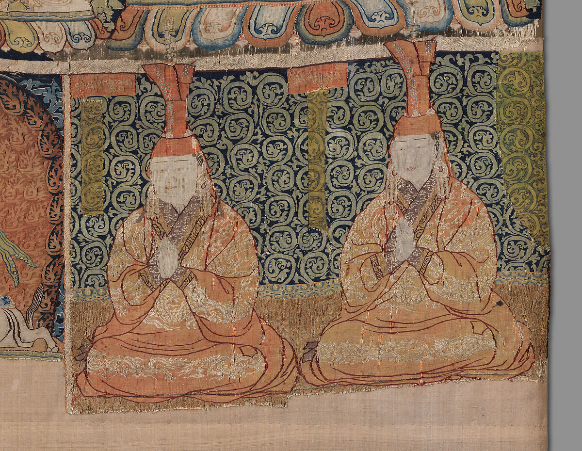 Vajrabhairava mandala, Silk tapestry (kesi), China