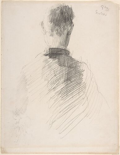 A Man in a Jacket, Seen from the Back