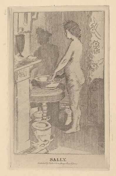 Sally (The Small Plate), Walter Richard Sickert (British, Munich 1860–1942 Bathampton, Somerset), Etching; fourth state of four 