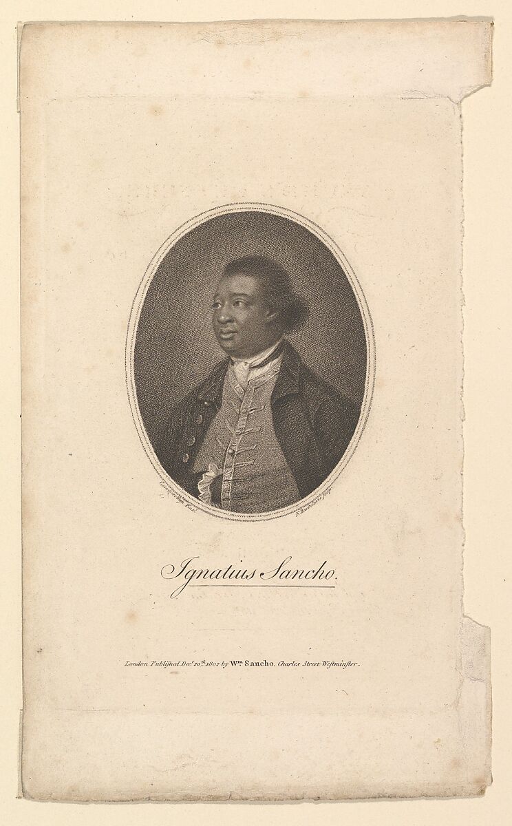 Ignatius Sancho, Francesco Bartolozzi (Italian, Florence 1728–1815 Lisbon), Stipple engraving and etching; third(?) state of three 