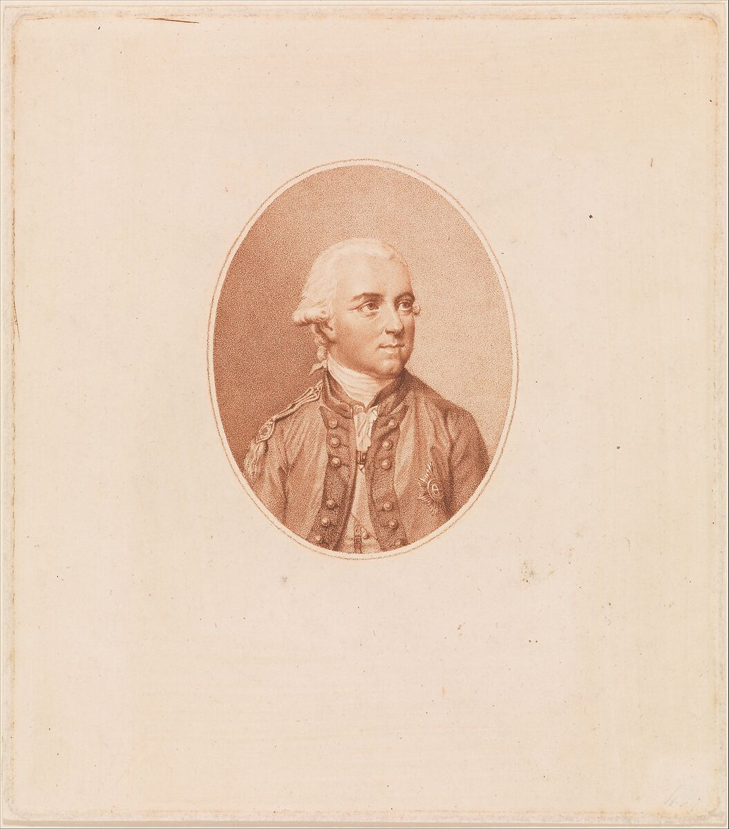 Sir Henry Clinton, Francesco Bartolozzi (Italian, Florence 1728–1815 Lisbon), Stipple engraving and etching; first state, before letters 