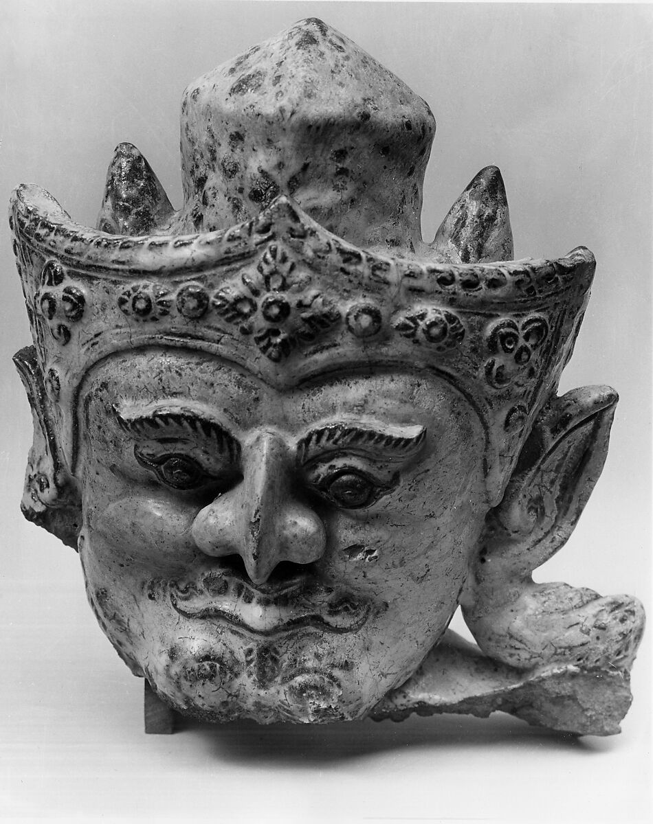 Head of a Giant, Ceramic, Thailand 
