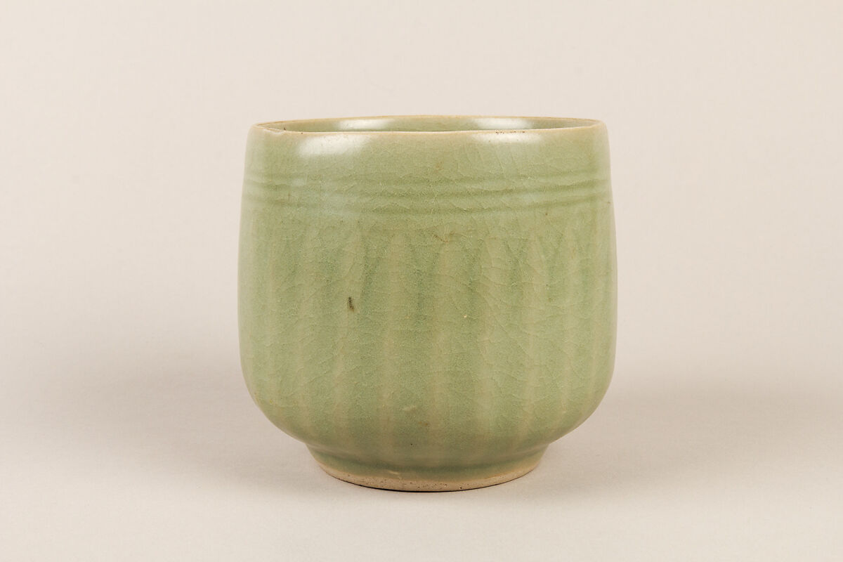 Lotus Bowl, High-fired ceramics with green glaze, Vietnam 
