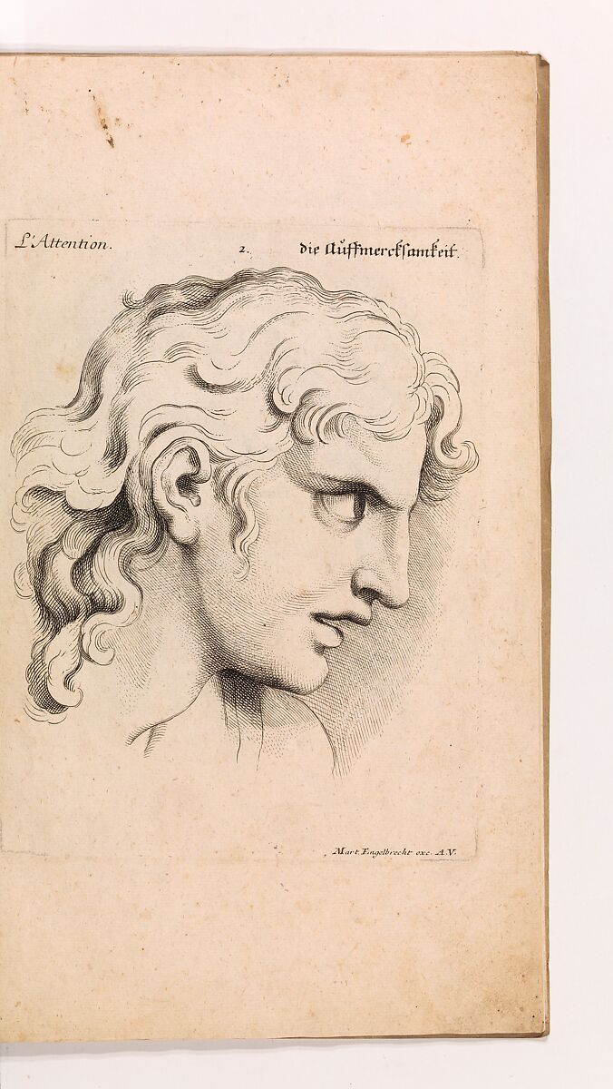 Expressions des passions de l'Ame, Charles Le Brun (French, Paris 1619–1690 Paris), Illustrations: engraving