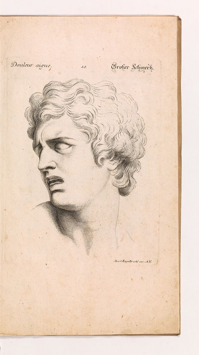 Expressions des passions de l'Ame, Charles Le Brun (French, Paris 1619–1690 Paris), Illustrations: engraving