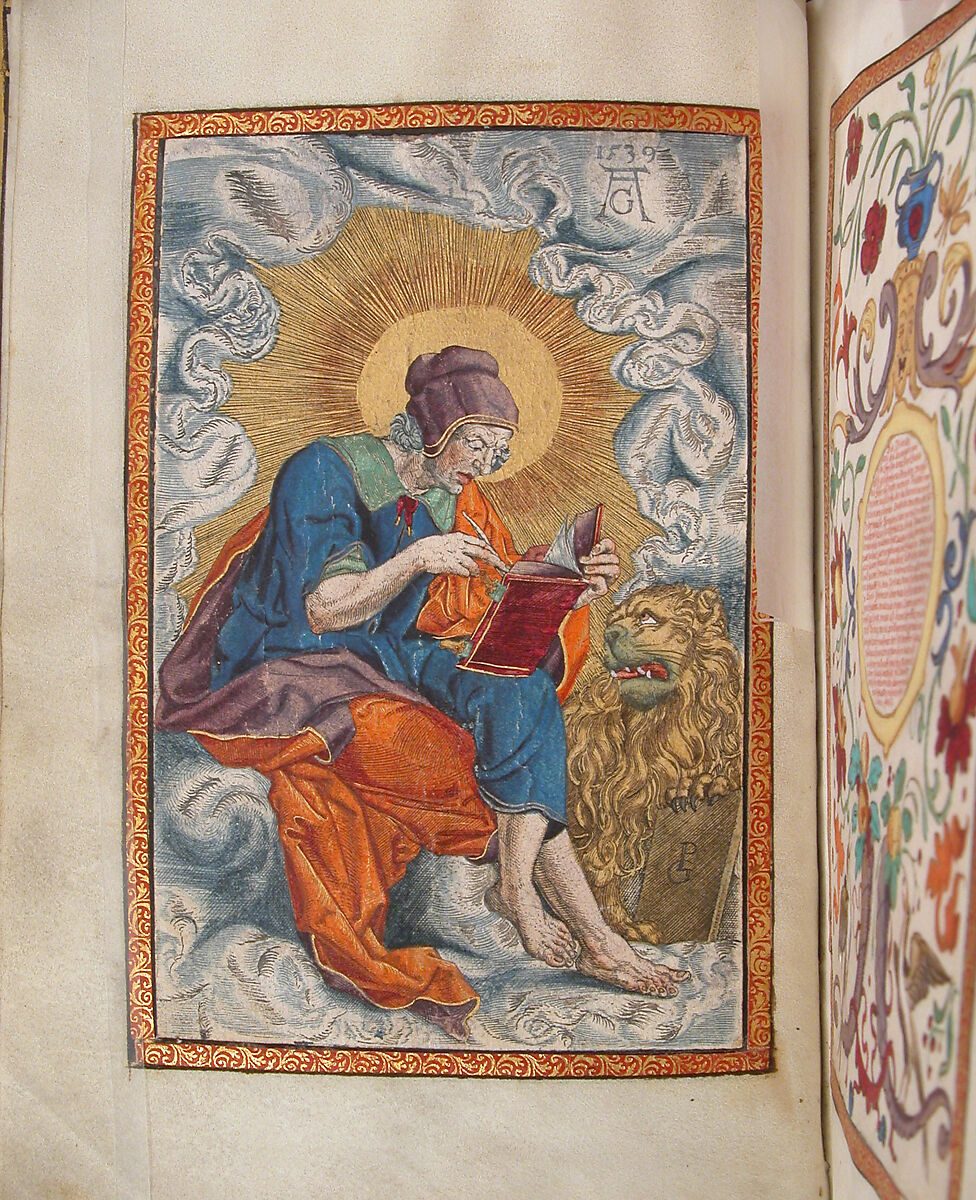 Das Leben Und Evangelischen Historien Von Jesu Christ, Parchment, tempera, ink, metal leaf, leather binding