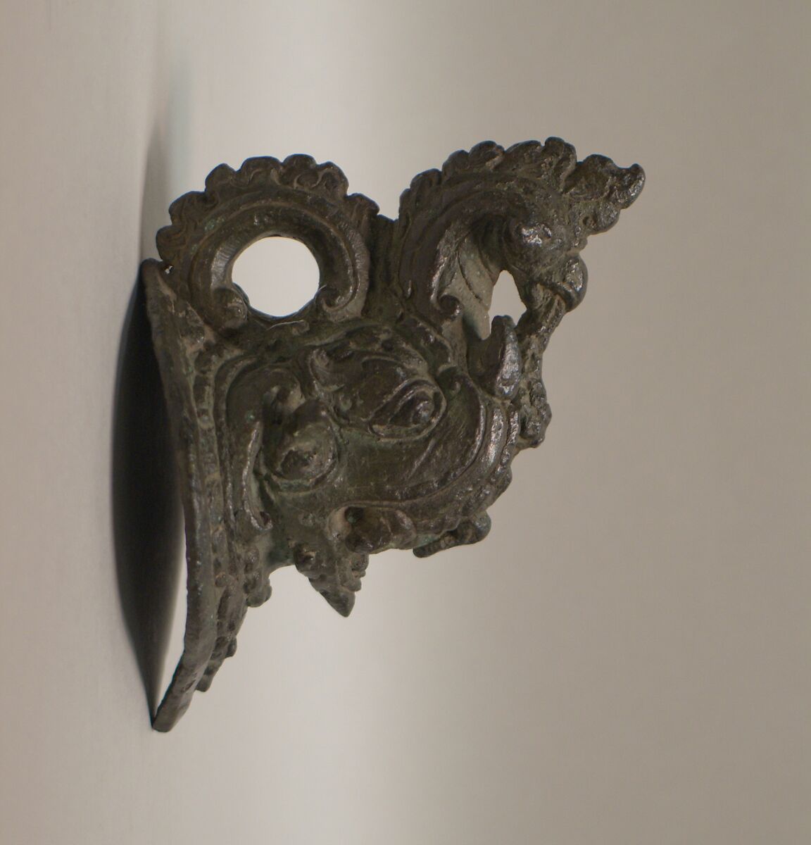 Makara-Shaped Handle, Bronze, Indonesia (Java)