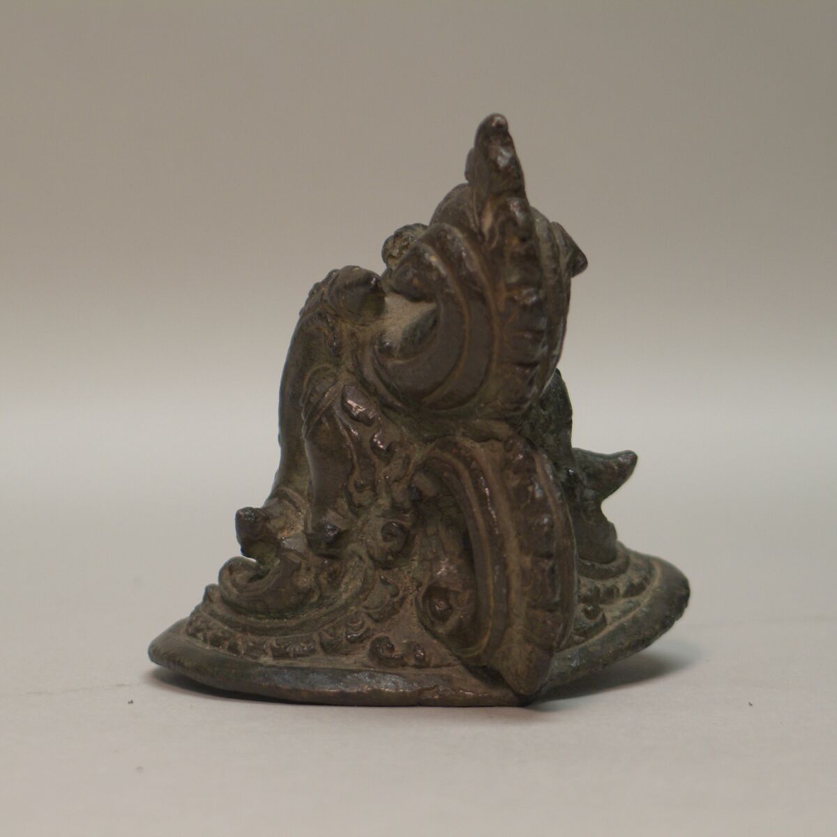 Makara-Shaped Handle, Bronze, Indonesia (Java)