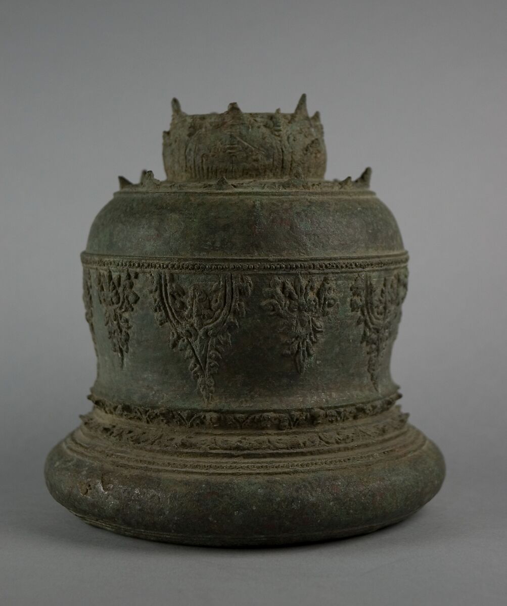 Decorated Base of Bell, Bronze, Indonesia (Java) 