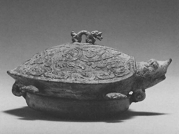 Hinged Box in the Form of a Tortoise, Bronze, Indonesia (Java) 