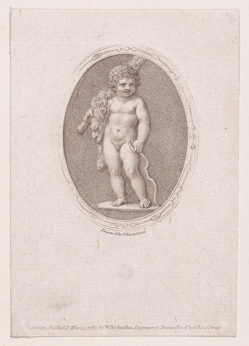 Infant Hercules, Francesco Bartolozzi (Italian, Florence 1728–1815 Lisbon), Etching and engraving 