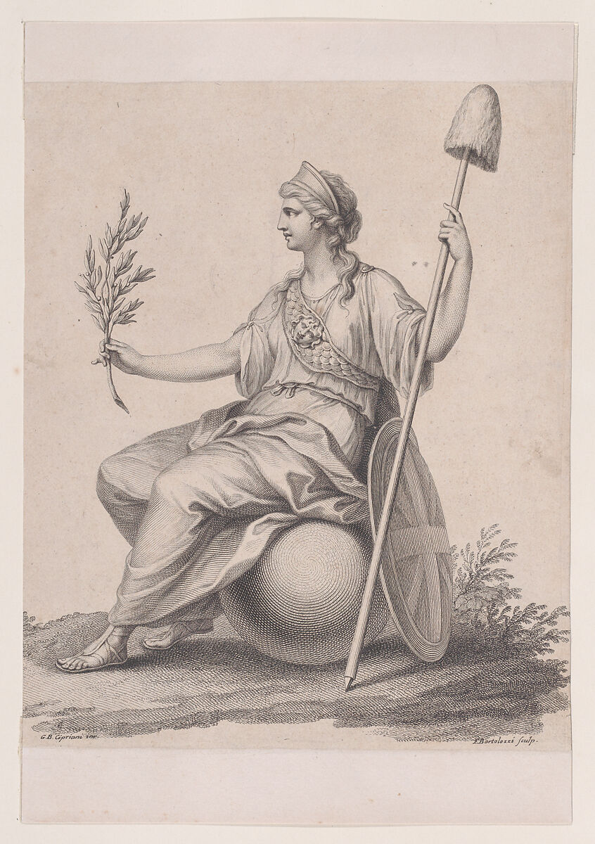 Britannia, Francesco Bartolozzi (Italian, Florence 1728–1815 Lisbon), Etching and engraving 