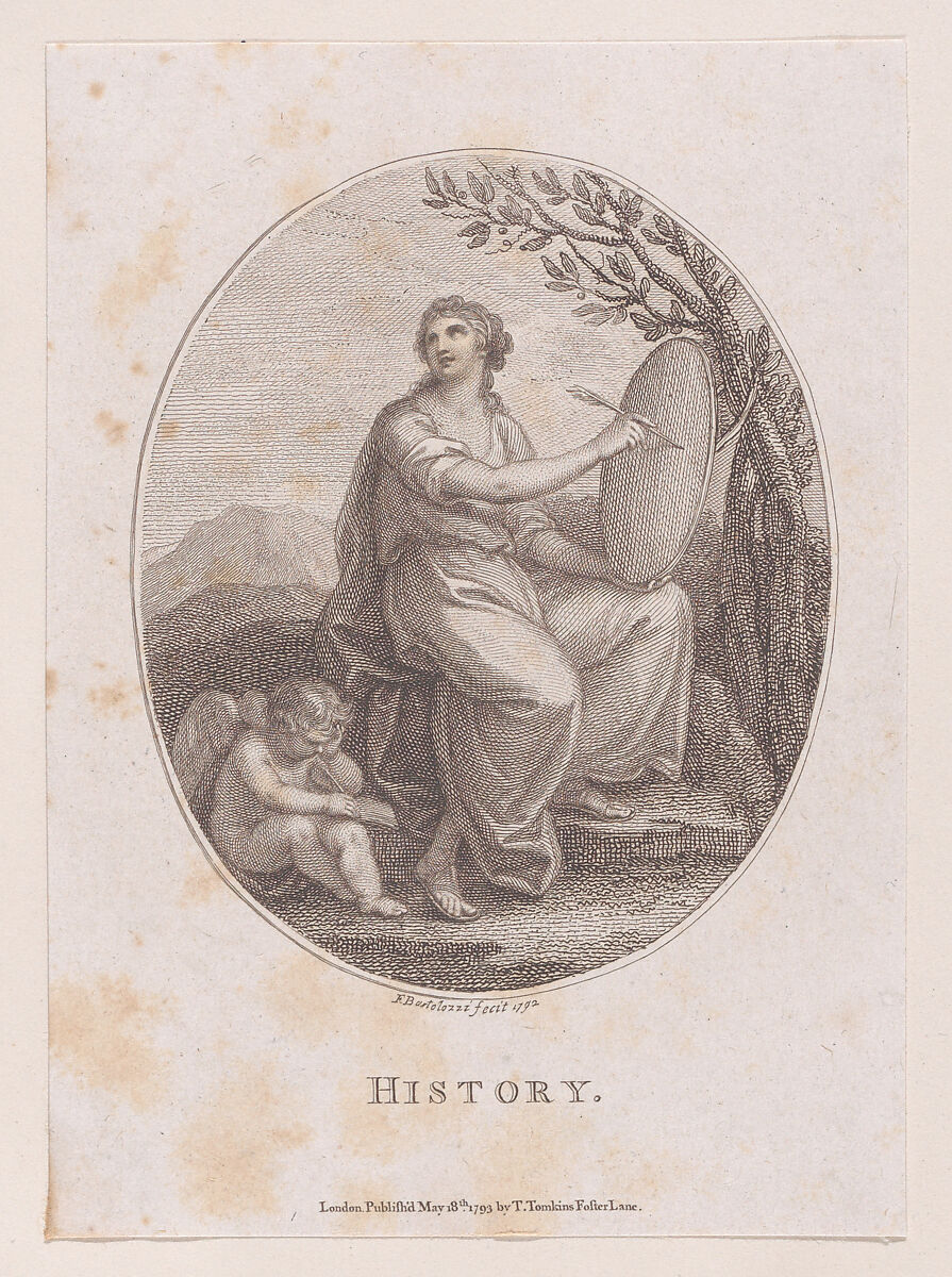 History, Francesco Bartolozzi (Italian, Florence 1728–1815 Lisbon), Etching and engraving 