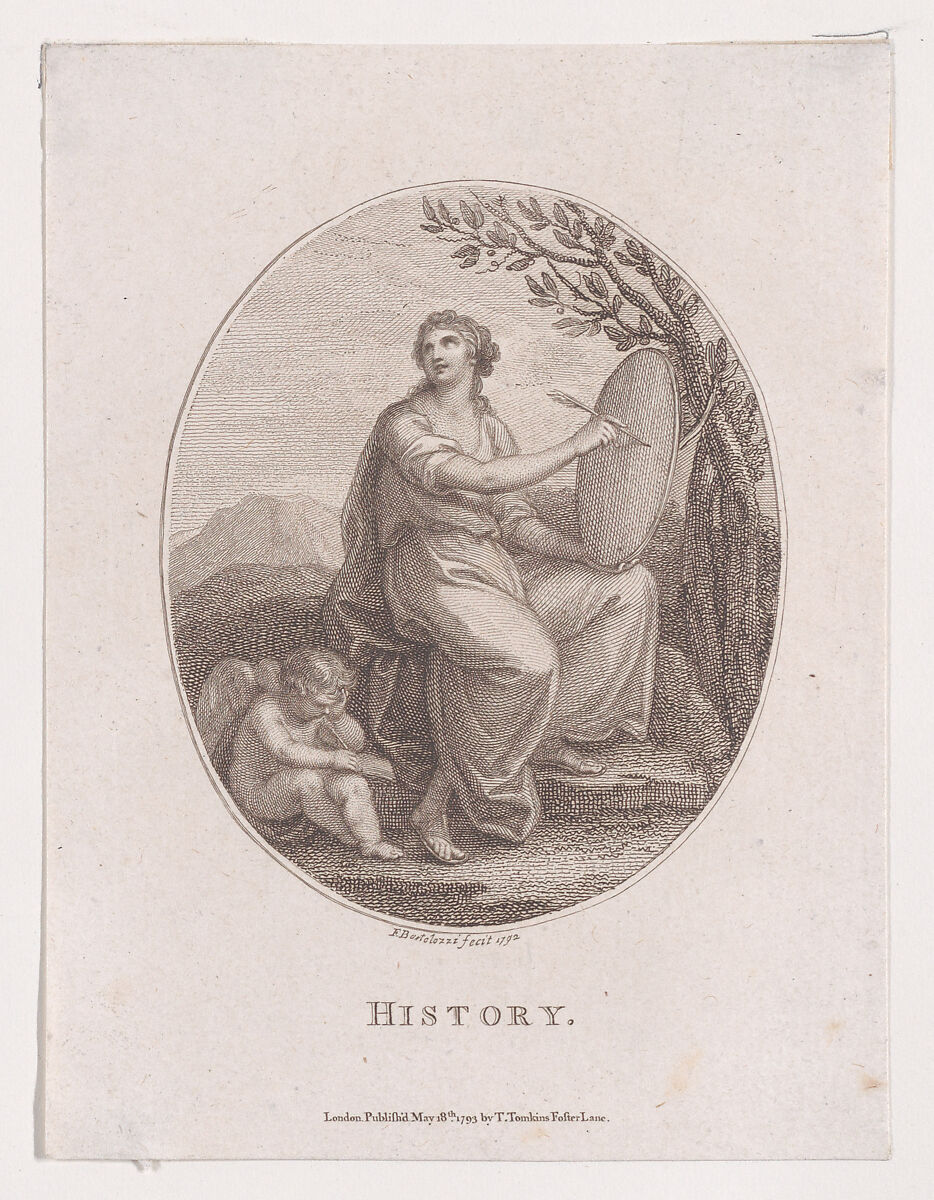 History, Francesco Bartolozzi (Italian, Florence 1728–1815 Lisbon), Etching and engraving 