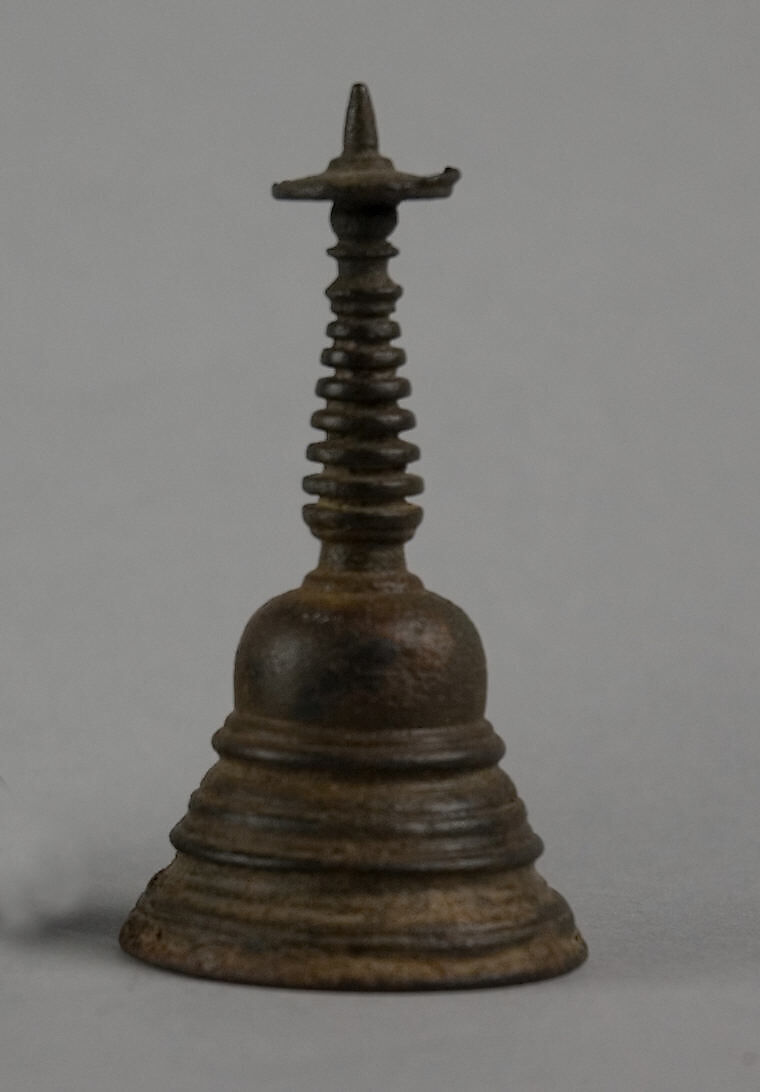 Bell-Shaped Stupa, Bronze, Burma 