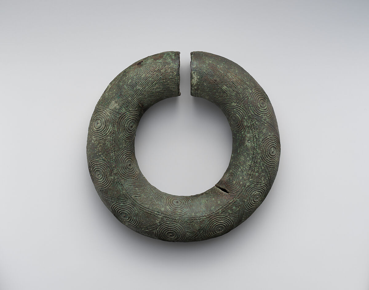 Anklet(?) with Spiral Decoration, Bronze, Thailand (Ban Chiang) 