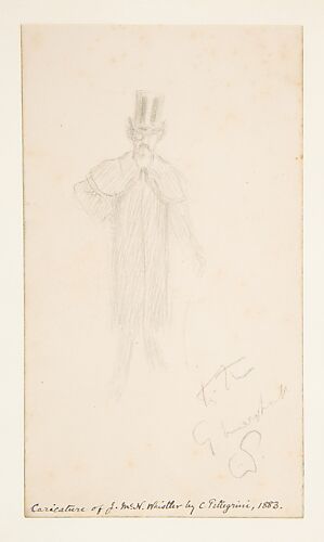 Caricature of James McNeil Whistler