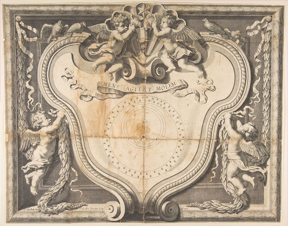 The Copernican System, Stefano della Bella (Italian, Florence 1610–1664 Florence), Engraving 