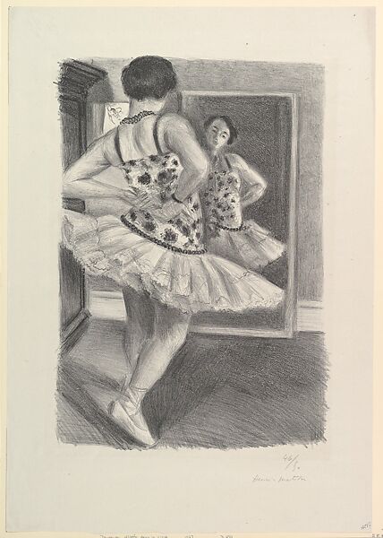Dancer at the Mirror, Henri Matisse (French, Le Cateau-Cambrésis 1869–1954 Nice), Lithograph 