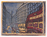 Speed, Claude Flight (British, 1881–1955), Color linocut on Japanese paper