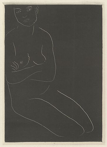 Seated Nude with Arms Crossed