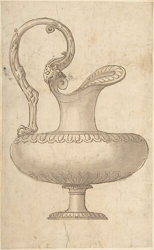 Drawing of a Ewer in Antique Style