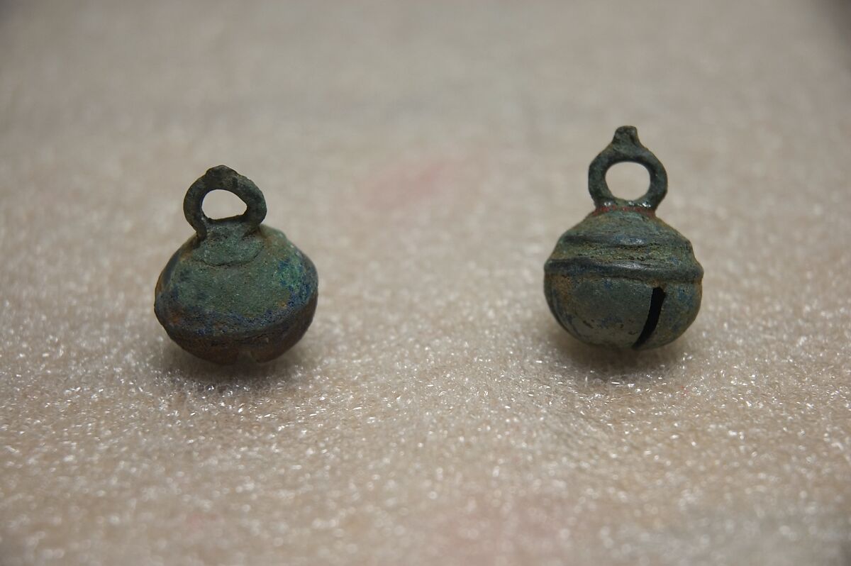 Small Bell, Bronze with traces of gilding, Cambodia 