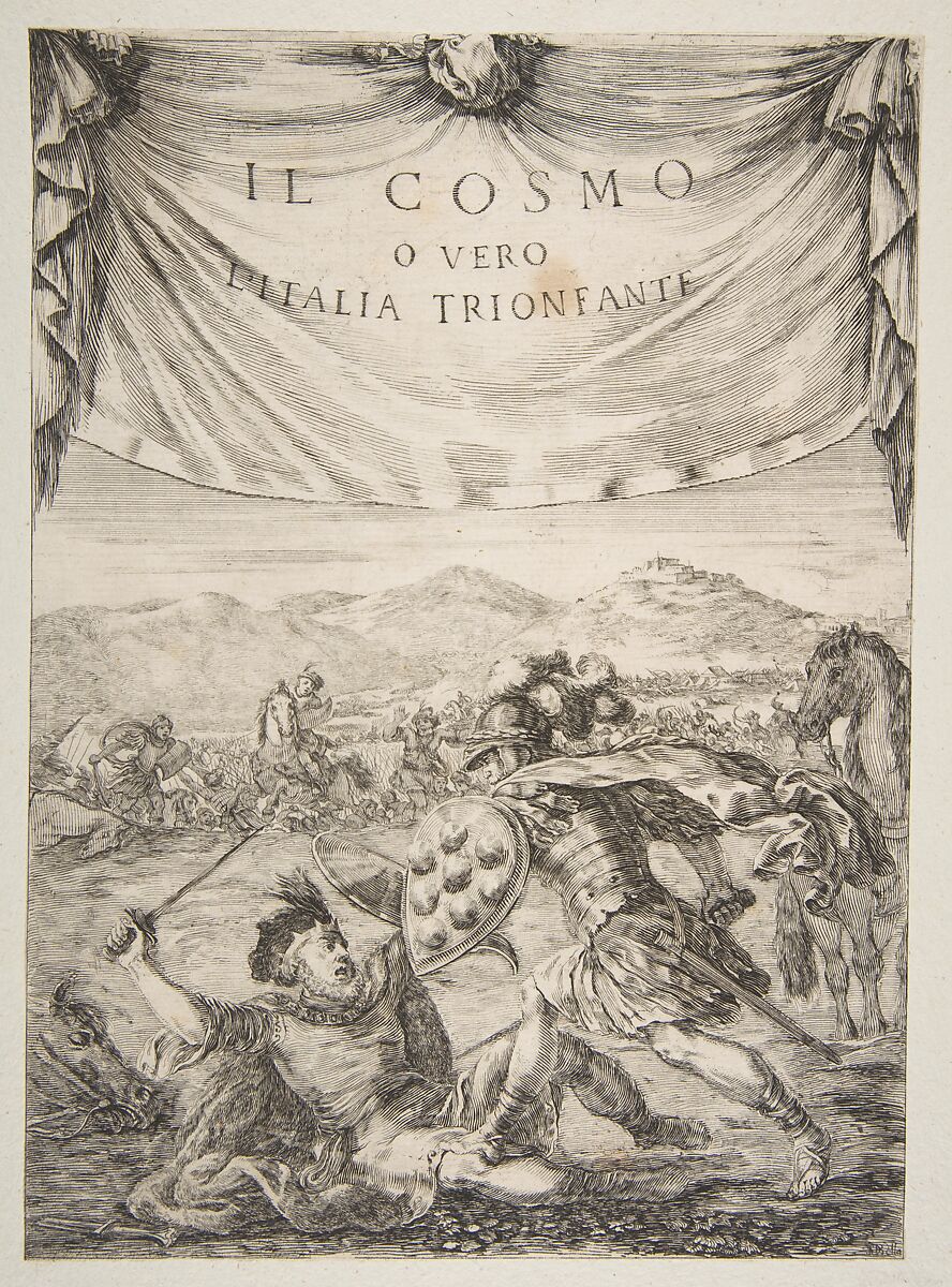 Frontispiece for Il Cosmo, Etched by Stefano della Bella (Italian, Florence 1610–1664 Florence), Etching 
