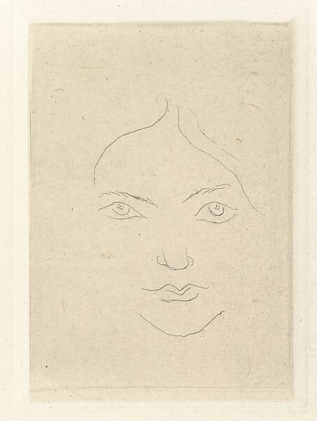 Mme Vignier, Henri Matisse (French, Le Cateau-Cambrésis 1869–1954 Nice), Etching on chine collé 