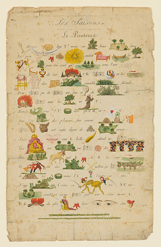 Les Saisons Rebus letter