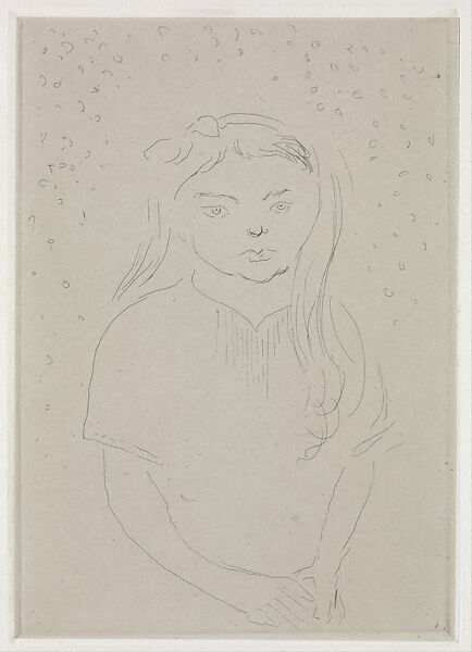 Large Irène Vignier, Henri Matisse (French, Le Cateau-Cambrésis 1869–1954 Nice), Etching on chine collé