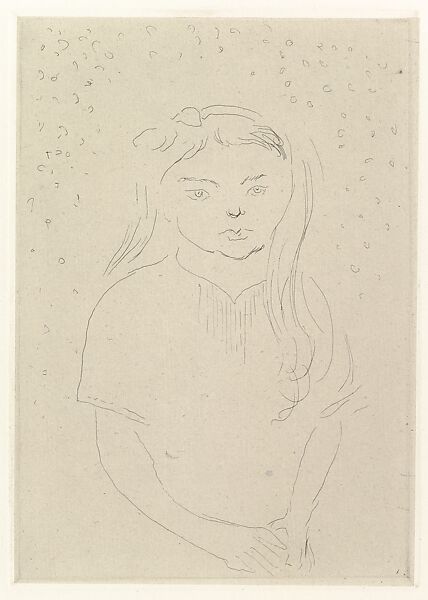 Large Irène Vignier, Henri Matisse (French, Le Cateau-Cambrésis 1869–1954 Nice), Etching on chine collé 
