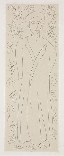 The Persian, Henri Matisse (French, Le Cateau-Cambrésis 1869–1954 Nice), Drypoint on chine collé