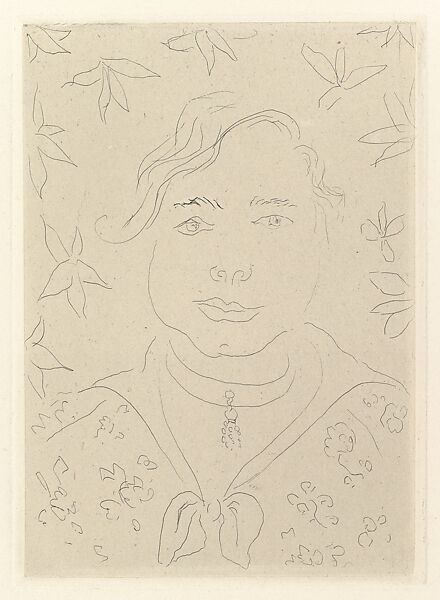 Petite Margot, Henri Matisse (French, Le Cateau-Cambrésis 1869–1954 Nice), Etching on chine collé 