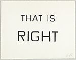 That is Right