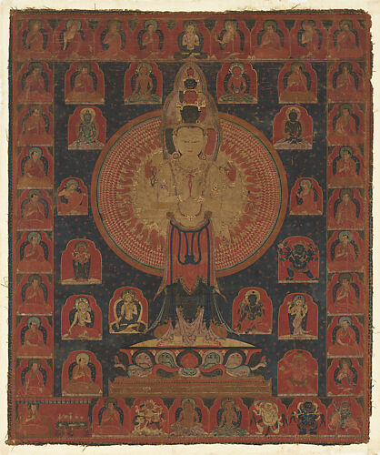 Thousand-Armed Chenresi, a Cosmic Form of the Bodhisattva Avalokiteshvara
