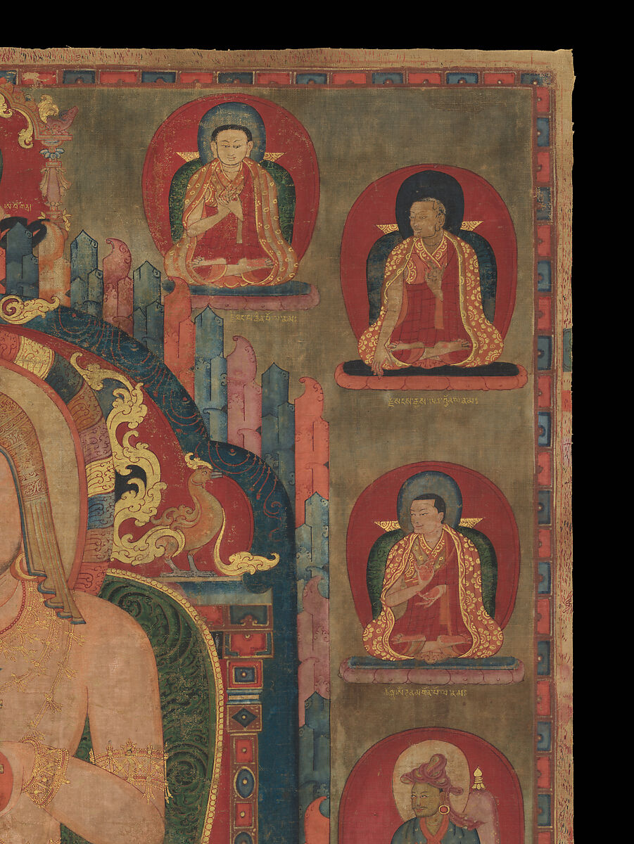 Mahasiddha Jnanatapa, Distemper on cloth, Eastern Tibet, Kham, Riwoche monastery