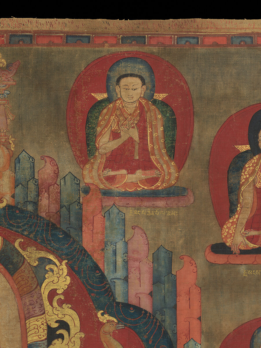 Mahasiddha Jnanatapa, Distemper on cloth, Eastern Tibet, Kham, Riwoche monastery