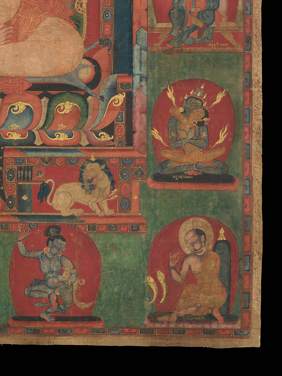 Mahasiddha Jnanatapa, Distemper on cloth, Eastern Tibet, Kham, Riwoche monastery