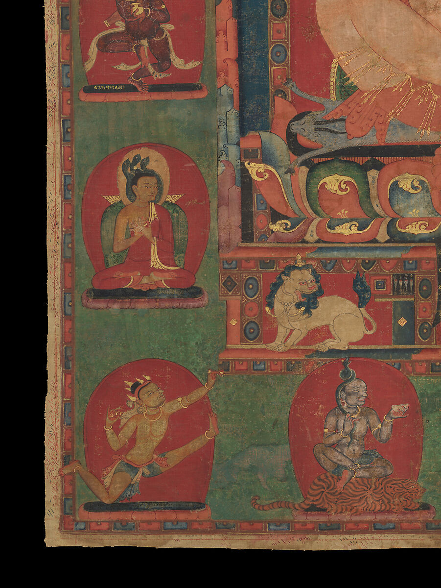 Mahasiddha Jnanatapa, Distemper on cloth, Eastern Tibet, Kham, Riwoche monastery