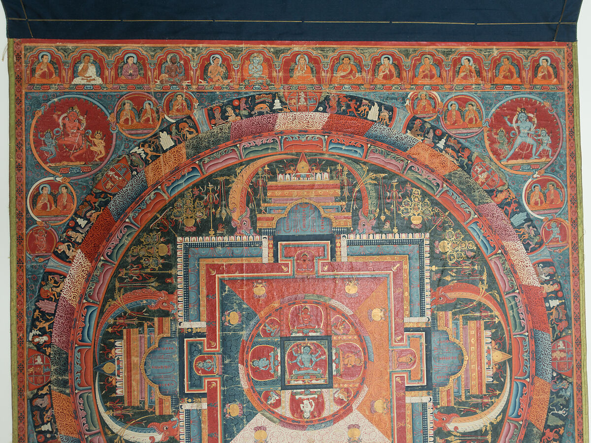 Mandala of Jnanadakini, Distemper on cloth, Tibet
