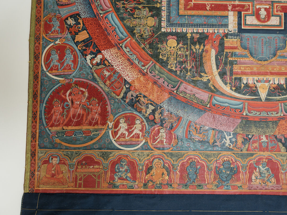 Mandala of Jnanadakini, Distemper on cloth, Tibet